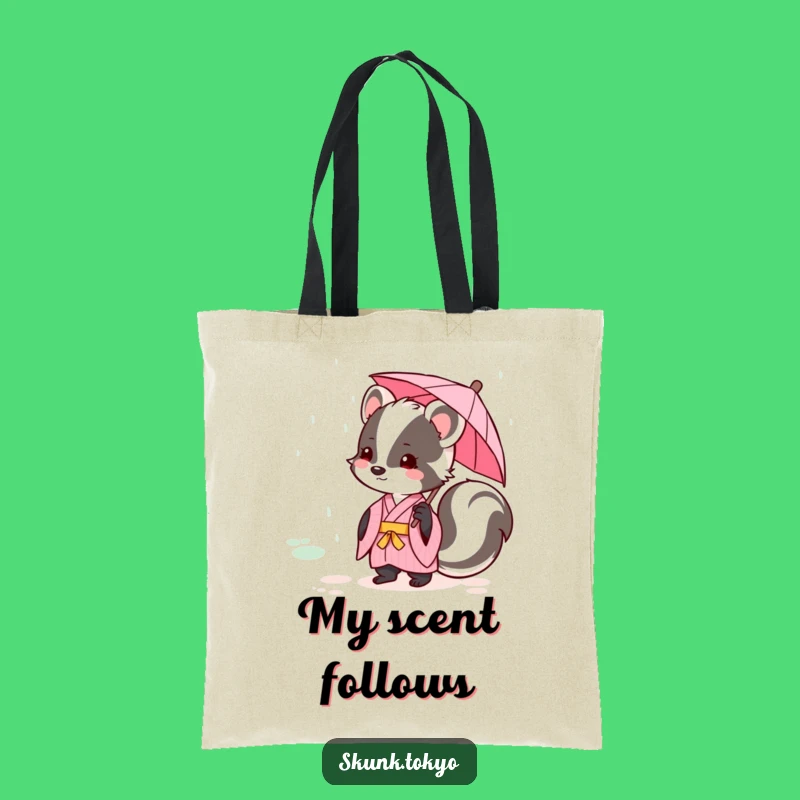 Funny Kawaii Skunk Kimono Tote Bag Cute Accessory Perfect Gift
